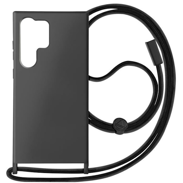 Taske til Samsung Galaxy S24 Ultra - AVIZAR - Corda - Justerbar ledning - Sort Svart