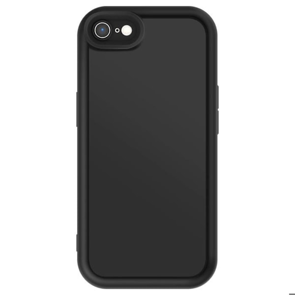 Coque til iPhone SE 2022 / 2020, 8 / 7 Silikone Hævede Kanter Sort Svart