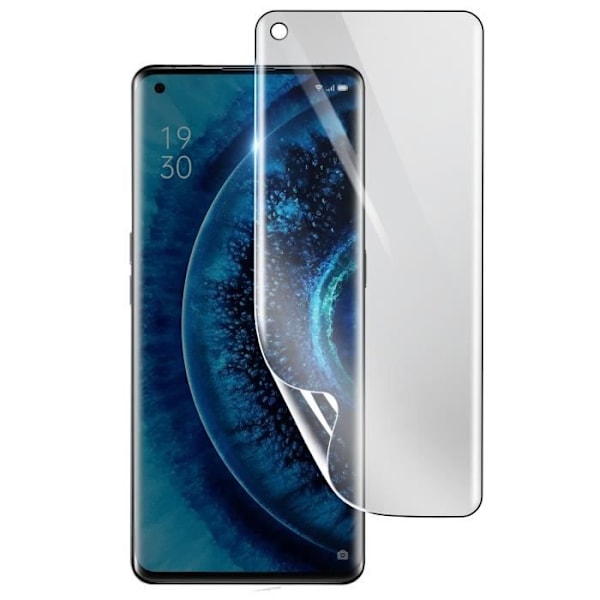 Näytönsuoja - 3MK - Oppo Find X2 Pro - Iskunkestävä Hydrogeeli - Läpinäkyvä - Naarmuuntumaton Transparent
