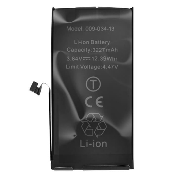 Akku Apple iPhone 13:lle - AVIZAR - BAT-COMP-IP13 - 3240mAh - Musta Svart