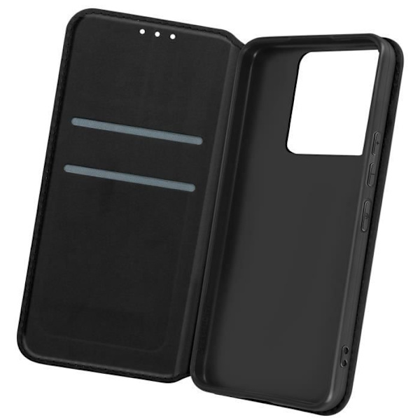 Fodral till Xiaomi Redmi Note 13 Pro 5G - AVIZAR - Korthållare Video Support - Svart Svart