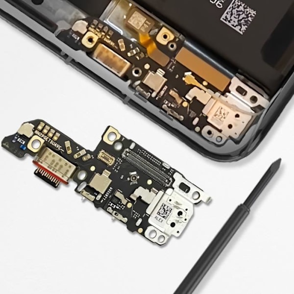 USB-C opladerstik til Honor Magic 5 Pro med Honor SIM-kortlæser i sort Svart