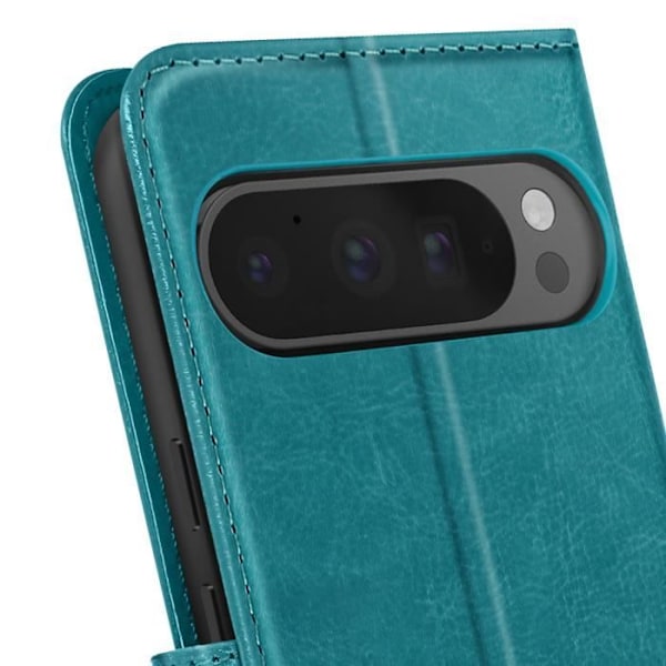Etui til Google Pixel 9 Pro XL Pung med Håndledsrem Mayaxess Turkis Blå