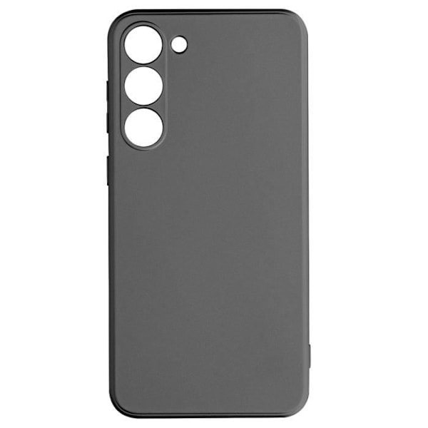 AVIZAR mjukt fodral till Samsung Galaxy S23 Plus - Grå metallisk effekt - Elegant design och ökat skydd Grå