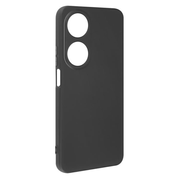 Fodral för Honor 90 Smart - AVIZAR - Halvstyv silikon - Soft-touch finish - Handledsrem ingår - Svart Svart