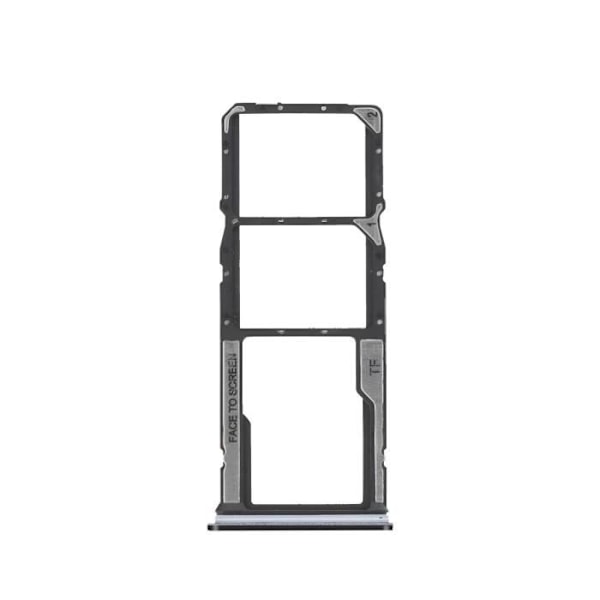 SIM-kortbakke til Xiaomi Redmi A3 Dual Nano SIM + micro-SD Sort Svart