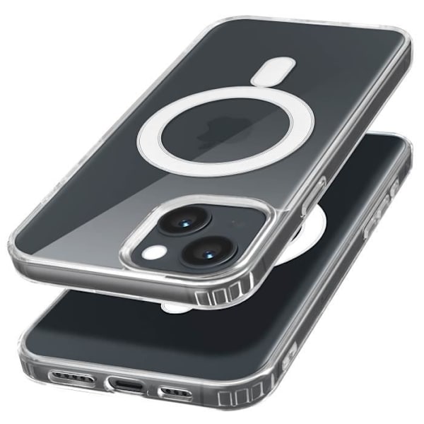 MagSafe-kotelo iPhone 13:lle Iskunkestävä, vahvistetut kulmat läpinäkyvä Transparent