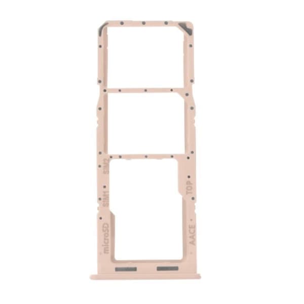 Udskiftning til SIM-kortbakke - Samsung Galaxy A13 4G - Nano SIM- og Micro-SD-slots - Orange Persika