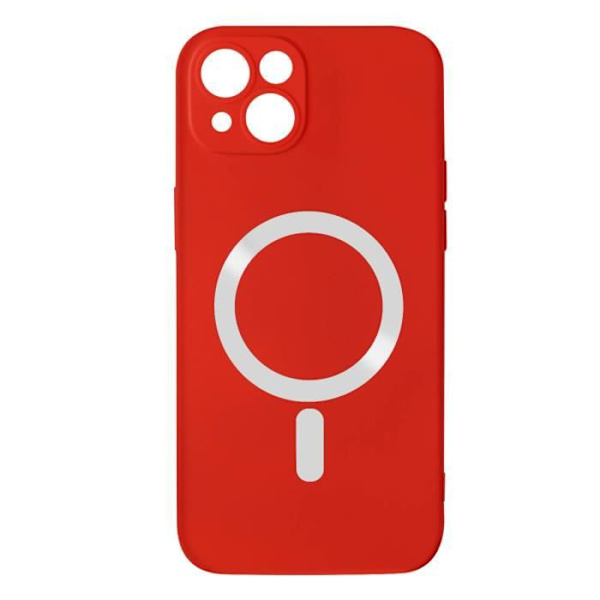 AVIZAR iPhone 14 etui - Rød - Semi-stiv - Soft-Touch - Magsafe kompatibel Röd