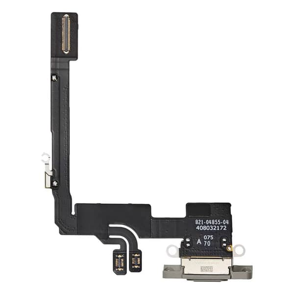 USB-C ladekabel - AVIZAR - iPhone 16 Pro - Grå - Indbygget mikrofon - Optimal kompatibilitet Grå