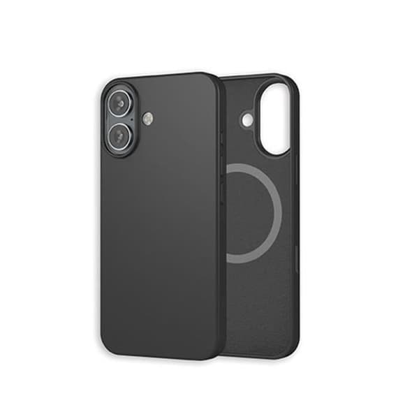 Cover til iPhone 16 - MW - Oléofobisk Silikone - Ridsefast - Sort - Fleksibel Svart