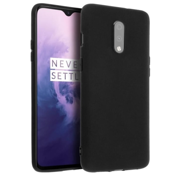 Oneplus 7 Case Ultra Thin Soft Gel Silikonebeskyttelse Sort