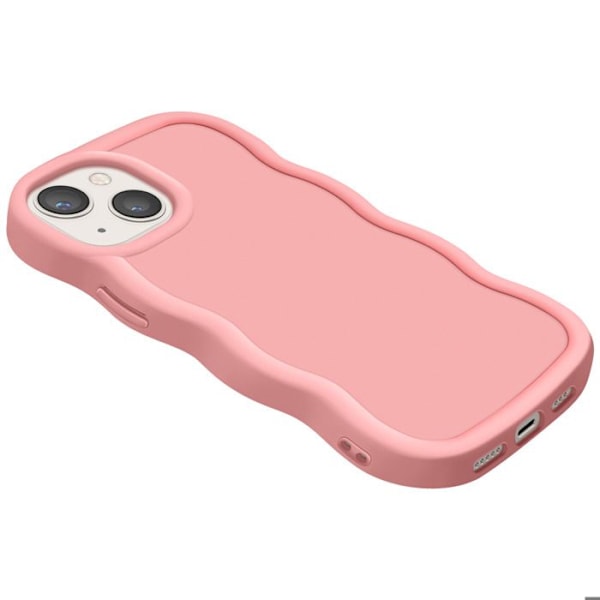 iPhone 13 Silikoninen Iskunvaimennuskuori Candy Rose -sarja Rosa
