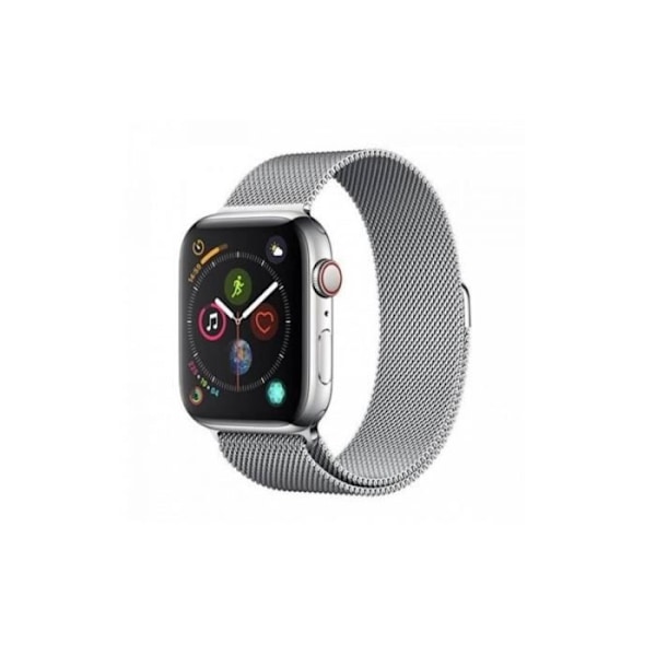 Rannekoru Apple Watchille 42 / 44 / 45 / 49mm Milanese Mesh Devia Silver - DEVIA - Ruostumaton teräs - Seka Grå