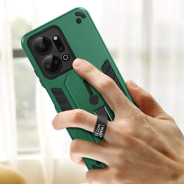 Smartphone-fodral - AVIZAR - Slidy-serien - Stötsäker - Fällbar ställning - Grön Grön