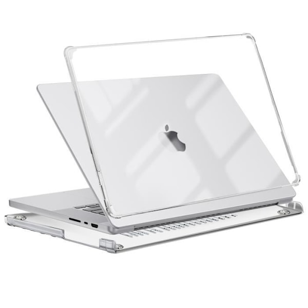 Komplet etui til MacBook Pro 16 2023, 2022 og 2021 Shockproof Supcase Transparent Transparent