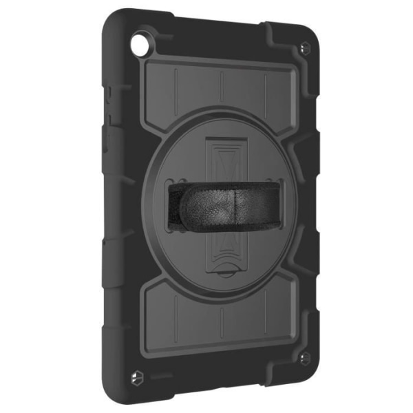 Fodral till Galaxy Tab A9 Plus Stötsäkert stöd och roterande handtag Svart Svart