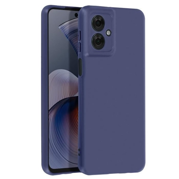 Motorola Moto G55 - Matala sininen silikonikuori Blå