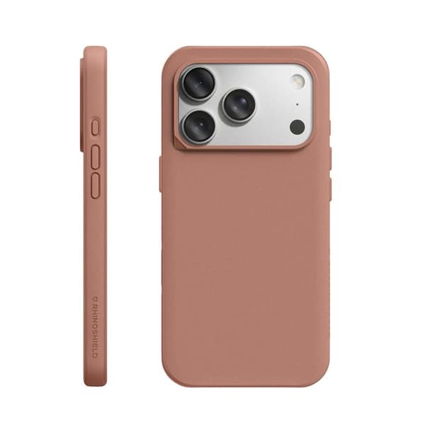 "Coque til iPhone 17 Pro Model SolidX Stødabsorberende 3.5 m certificeret MIL-STD 810G Rhinoshield Antik rosa" Ros