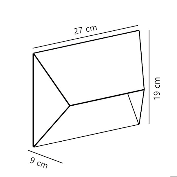 Väggapplikation Nordlux belysning Utomhus PONTIO 27 Vägglampa parallellkoppling möjlig Aluminium Svart H.19 - IP54 Svart