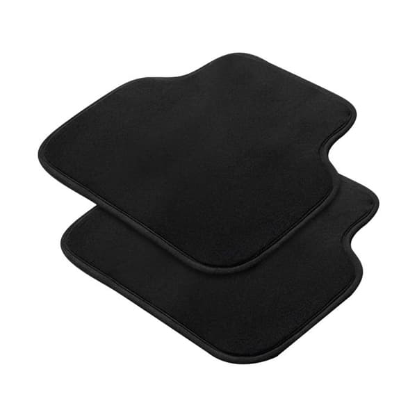 Bilsätesmatta set - AVIZAR - 4 delar - Flockad PVC - Universell - 48×74 cm