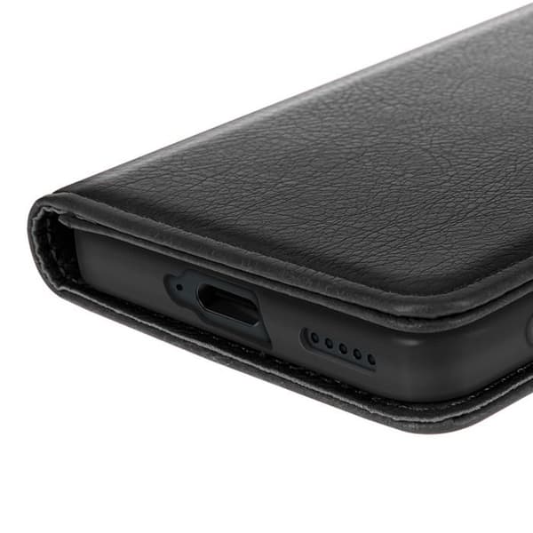 Étui til Honor 400 Lite - Chesterfield - Sort - Brieftaske - Video Støtte - Magnetisk Svart