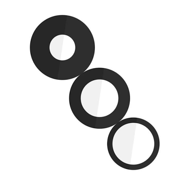 Takakameran linssi iPhone 15 Prolle - AVIZAR - Musta - Korkealaatuinen suojaus Svart