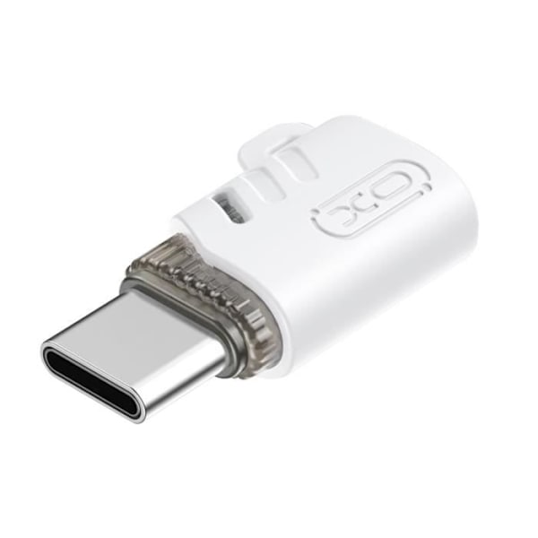 OTG-sovitin Micro-USB-naaras-USB C-uros Erittäin kompakti muotoilu XO valkoinen