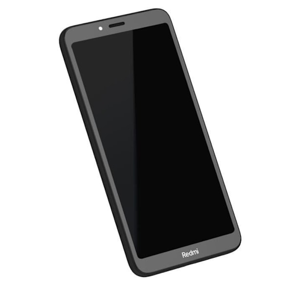 Skærm til Xiaomi Redmi 7A - XIAOMI - LCD + Touchscreen + Ramme - Sort Svart