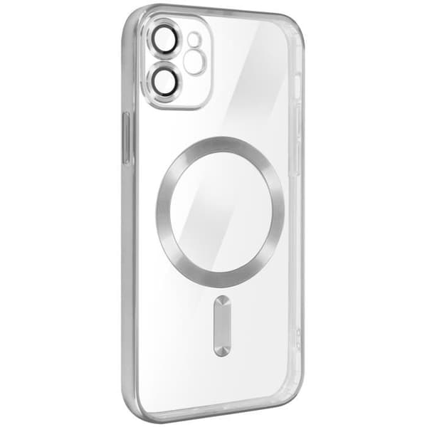 Coque MagSafe - Apple - iPhone 11 - Silikoni - Hopea - Pehmeä Pengar