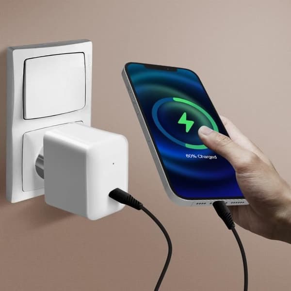 USB-C - Lightning -kaapeli - Swissten - Nopea lataus 3A - 1m - Musta Svart