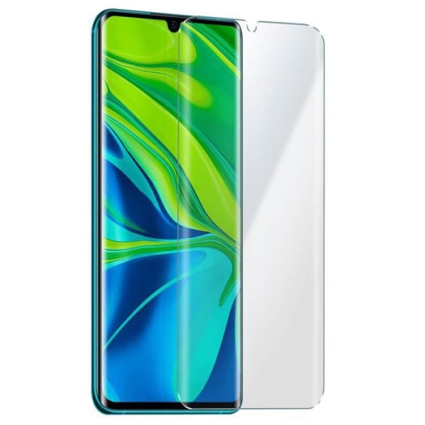 Xiaomi Mi Note 10 / Note 10 Pro 9H karkaistu lasisuojakalvo - läpinäkyvä valkoinen