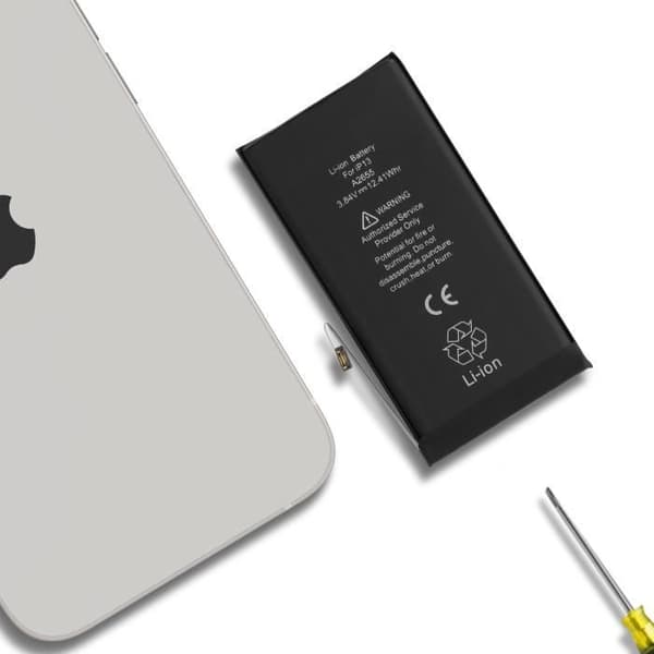 Internbatteri - AVIZAR - iPhone 13 - 3232mAh - Sort - Overholder CE og RoHS Svart