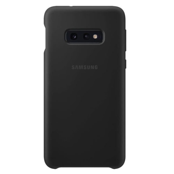 Galaxy S10e Case silikonigeeli Iskunkestävä puolijäykkä QI yhteensopiva alkuperäinen musta