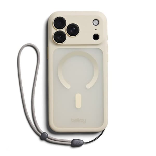 MagSafe-cover til iPhone 18 Pro Max / iPhone 17 Pro Max Cinch-serie med Bellroy-snøre i beige beige