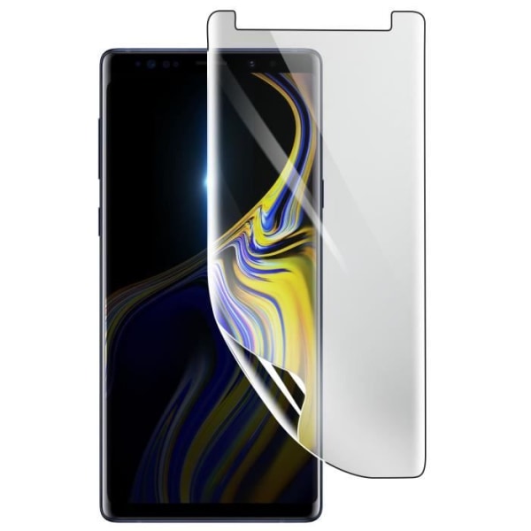 Skärmskydd - 3MK - Samsung Galaxy Note 9 - Stötsäker Hydrogel - Genomskinlig - Reptålig Transparent