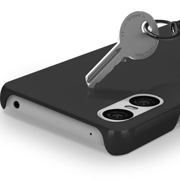 Taske til Sony Xperia 10 VI - AVIZAR - Sort - Stiv - Syntetisk - Glat Svart