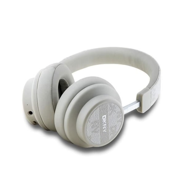 Hörlurar - DKNY - Rutigt Läder - Bluetooth 5.3 - Batteritid 30h - Inbyggd Mikrofon Grön