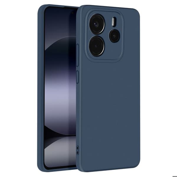 Skal - AVISERA - Xiaomi Redmi Note 14 4G - Semi-rigid - Anti-spår - Mörkblå Blå