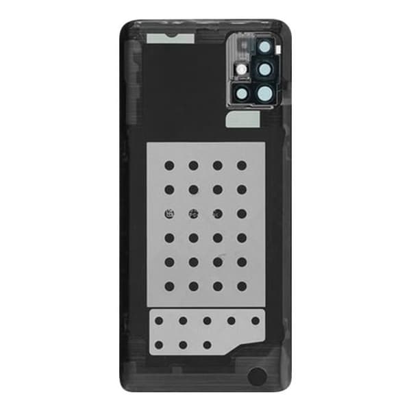 Samsung Galaxy A51 battericover Sort erstatningsbagcover sort