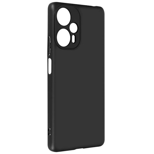 Fodral till Xiaomi Poco F5 Silikongel Flexibelt tunt klassiskt fodral Svart