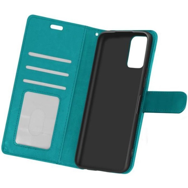 Xiaomi Redmi Note 10s og Note 10 Vintage Case Kortholder Stand Funktion Blå Blå