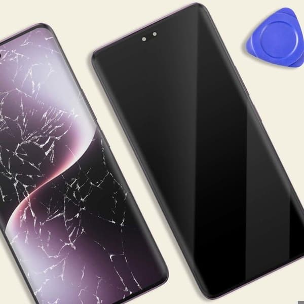 Komplett LCD-skärm - HONOR - Magic 7 Lite - Förmonterad chassi - 6600mAh batteri - Lila Violett
