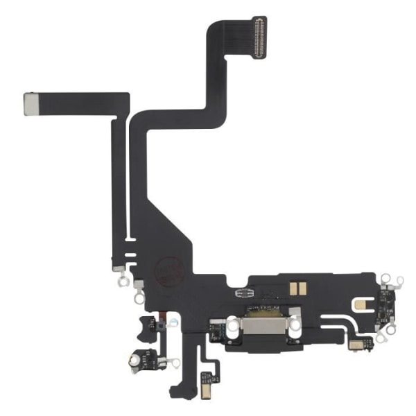 Latausliitin - AVIZAR - iPhone 14 Pro - Lightning-portti - Mikrofoni - Musta Svart