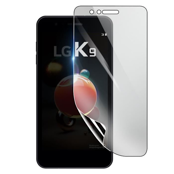 Näytönsuoja - 3MK - LG K9 - Iskunkestävä Hydrogeeli - Läpinäkyvä - Naarmuuntumaton Transparent