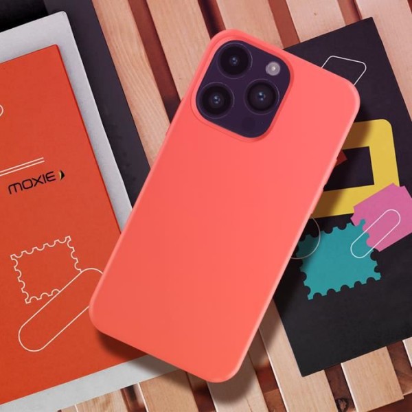 Coque iPhone 14 Pro Max - MOXIE - Kollektion BeFluo - Semi-rigid - Tunn - Lätt