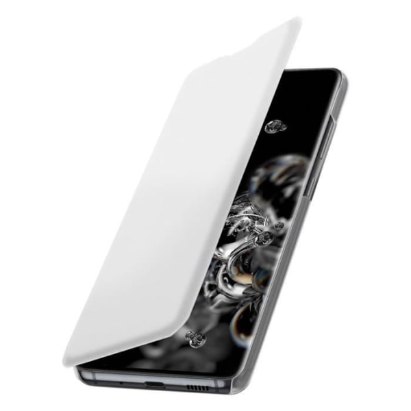 Skal till Samsung Galaxy S20 Ultra Plånboksfodral Flipkorthållare Vit Ecru