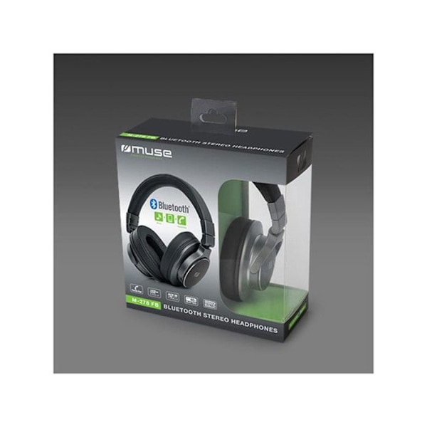 Trådløse hovedtelefoner - MUSE - M-278 FB - Batteritid 40t - Bluetooth 5.0 - On-ear Blå