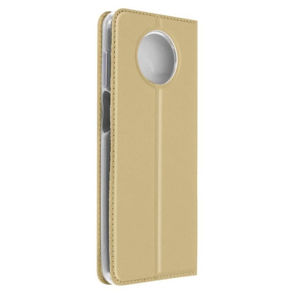 Housse - Dux Ducis - Xiaomi Redmi Note 9T 5G - Ekoleder - Videostöd - Magnetisk Gul