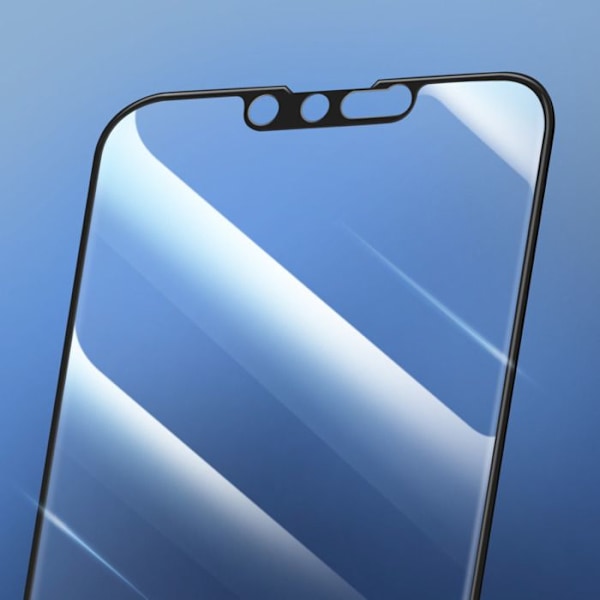 Hærdet Glas til iPhone 16, Slidstærk, Anti-rids, Panzer Glas, Transparent Vit